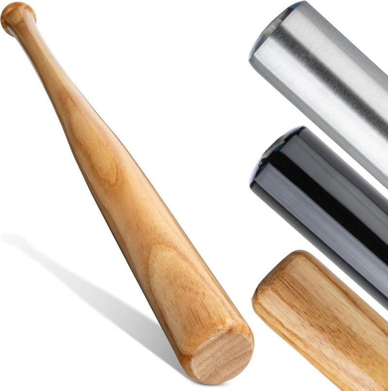 Laad afbeelding in Galerijviewer, Heldenwerk Honkbalknuppel van Hout of Aluminium - Honkbal Knuppel 31 inch - Honkbalknuppels antislip solide afwerking - happygetfit.com
