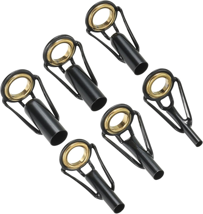 Załaduj obraz do przeglądarki galerii, Hengel tip reparatieset (6 stuks) - Roestvrij stalen hengelogen 2-6 mm - Hengeloog vervanging zout- en zoetwater - happygetfit.com

