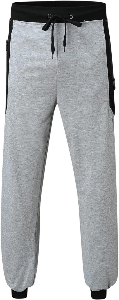 Laden Sie das Bild in Galerie -Viewer, Heren joggingbroek van katoenmix met zakken en print – sportbroek – trainingsbroek - happygetfit.com

