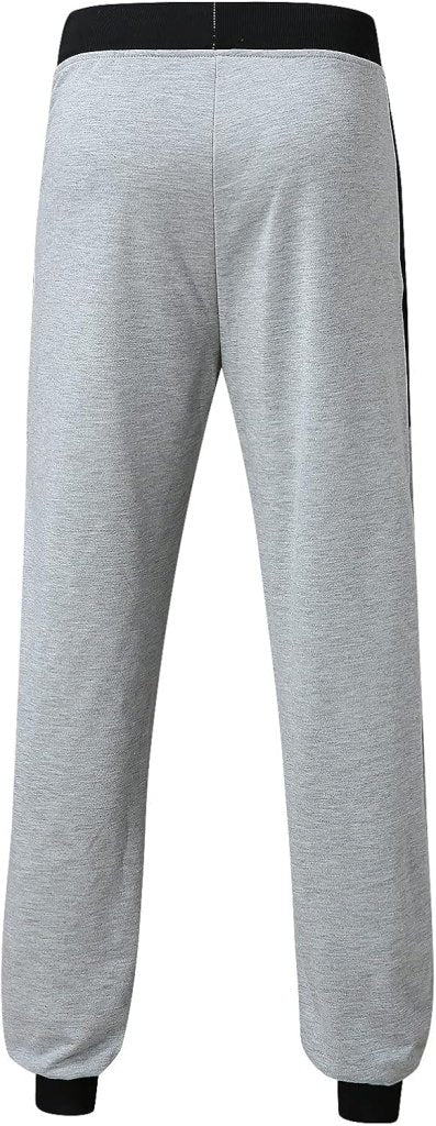 Laden Sie das Bild in Galerie -Viewer, Heren joggingbroek van katoenmix met zakken en print – sportbroek – trainingsbroek - happygetfit.com
