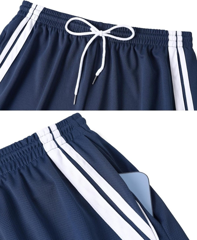 Laad afbeelding in Galerijviewer, Heren sportset met T-shirt en korte broek - happygetfit.com
