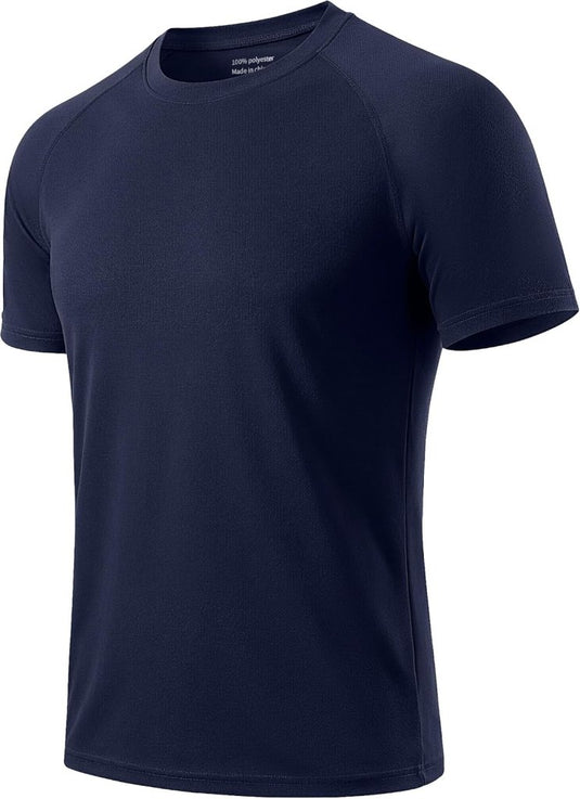 Heren sportshirts 3 of 5 stuks sneldrogend en ademend – fitness shirt – hardloopshirt - happygetfit.com