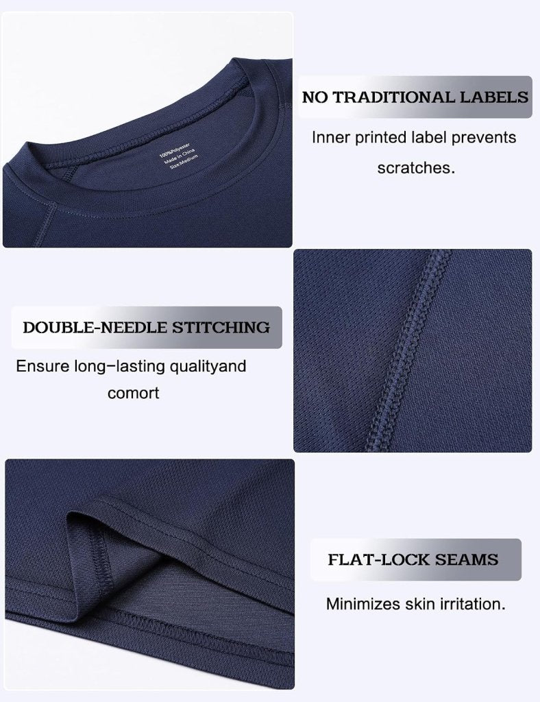Załaduj obraz do przeglądarki galerii, Heren sportshirts 3 of 5 stuks sneldrogend en ademend – fitness shirt – hardloopshirt - happygetfit.com
