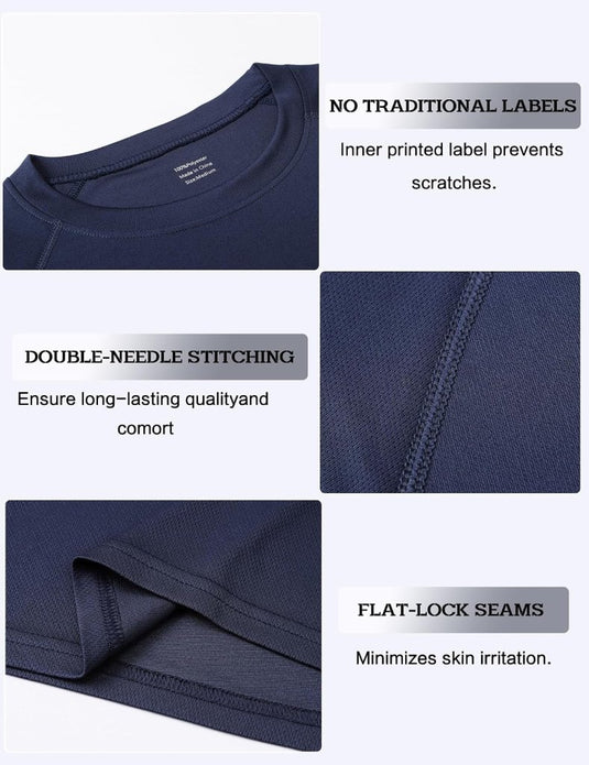 Heren sportshirts 3 of 5 stuks sneldrogend en ademend – fitness shirt – hardloopshirt - happygetfit.com