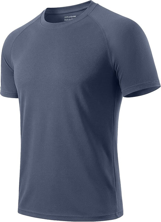 Heren sportshirts 3 of 5 stuks sneldrogend en ademend – fitness shirt – hardloopshirt - happygetfit.com