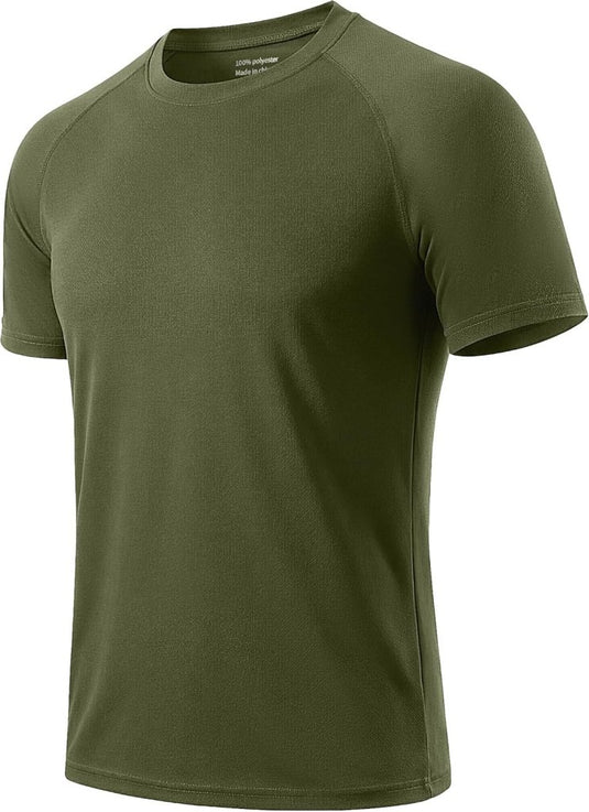 Heren sportshirts 3 of 5 stuks sneldrogend en ademend – fitness shirt – hardloopshirt - happygetfit.com