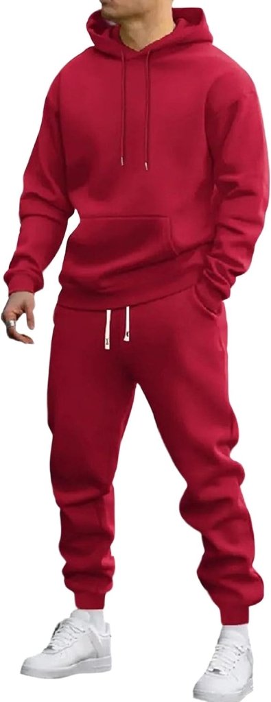 Laad afbeelding in Galerijviewer, Heren trainingspak 2-delig met hoodie en joggingbroek - happygetfit.com

