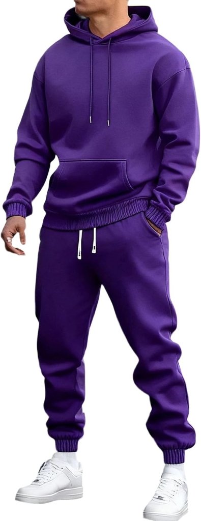 Laad afbeelding in Galerijviewer, Heren trainingspak 2-delig met hoodie en joggingbroek - happygetfit.com
