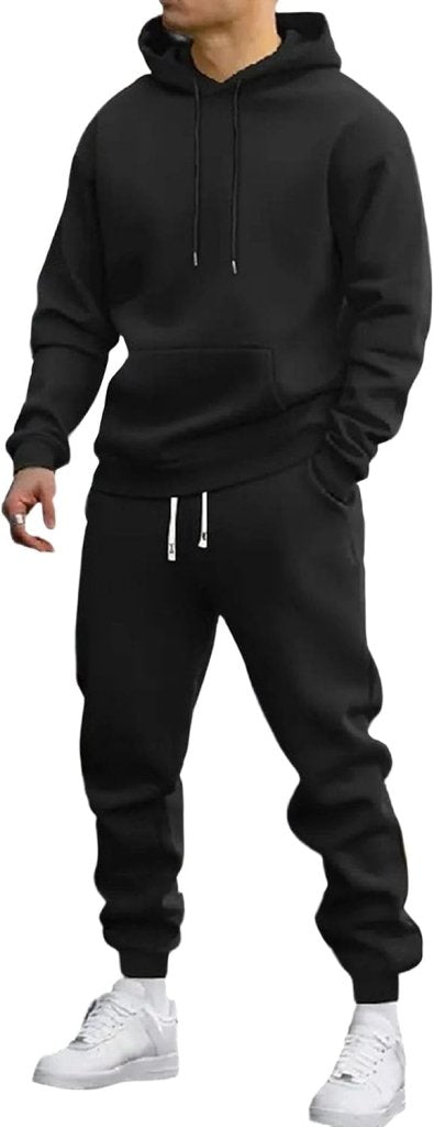 Laad afbeelding in Galerijviewer, Heren trainingspak 2-delig met hoodie en joggingbroek - happygetfit.com
