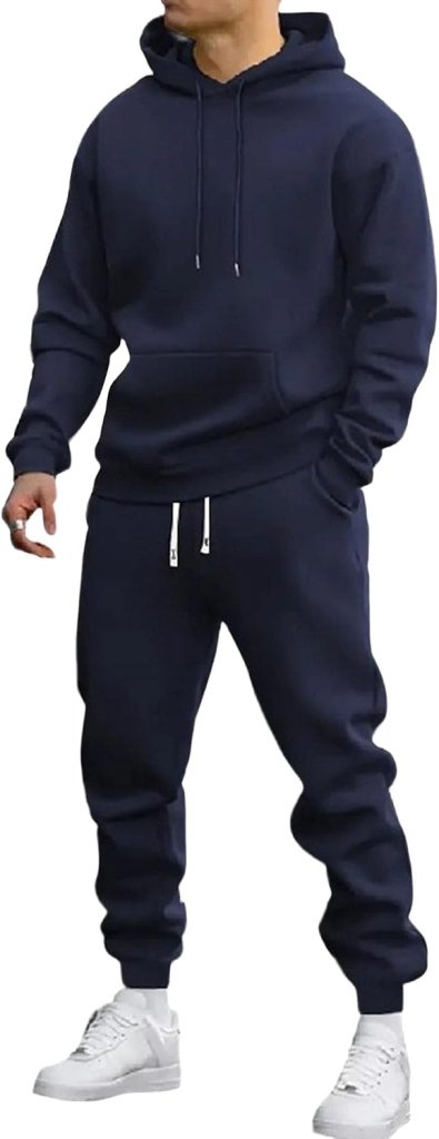 Laad afbeelding in Galerijviewer, Heren trainingspak 2-delig met hoodie en joggingbroek - happygetfit.com
