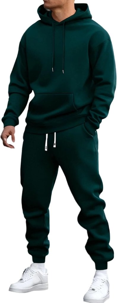 Laad afbeelding in Galerijviewer, Heren trainingspak 2-delig met hoodie en joggingbroek - happygetfit.com
