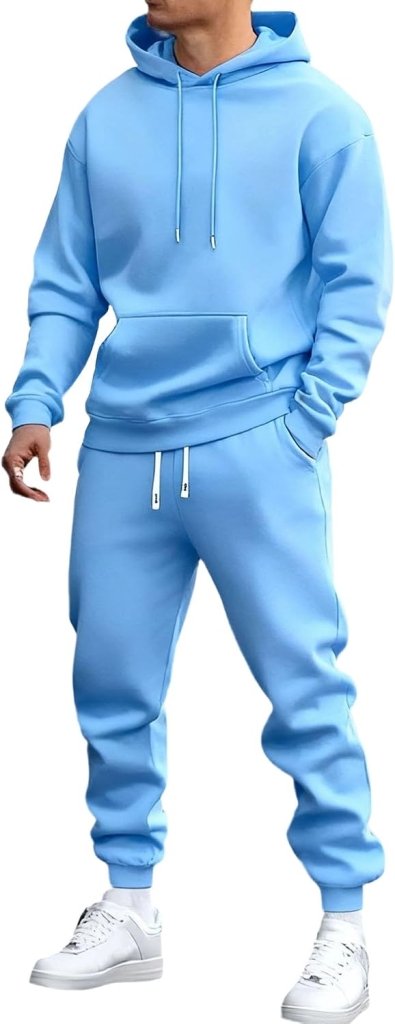 Laad afbeelding in Galerijviewer, Heren trainingspak 2-delig met hoodie en joggingbroek - happygetfit.com
