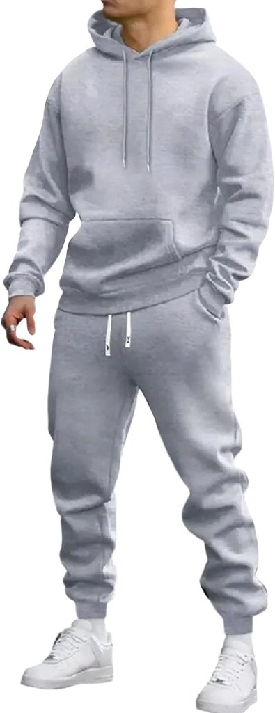 Laad afbeelding in Galerijviewer, Heren trainingspak 2-delig met hoodie en joggingbroek - happygetfit.com
