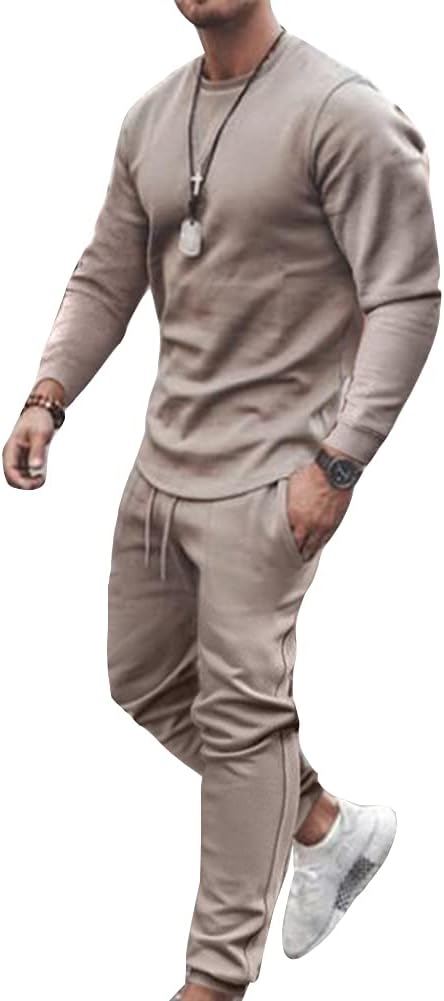 Chargez l'image dans la visionneuse de la galerie, Heren trainingspak 2-delig met longsleeve en joggingbroek - happygetfit.com
