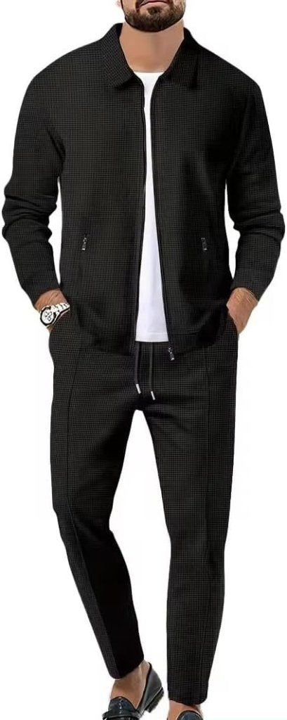 Laad afbeelding in Galerijviewer, Heren trainingspak 2-delig met vest en joggingbroek - happygetfit.com
