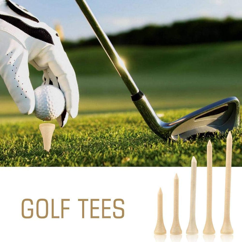 Laden Sie das Bild in Galerie -Viewer, Houten golftees 100 stuks 42 mm voor golfballen en afslagtraining – golfpinnetjes – driving range - happygetfit.com

