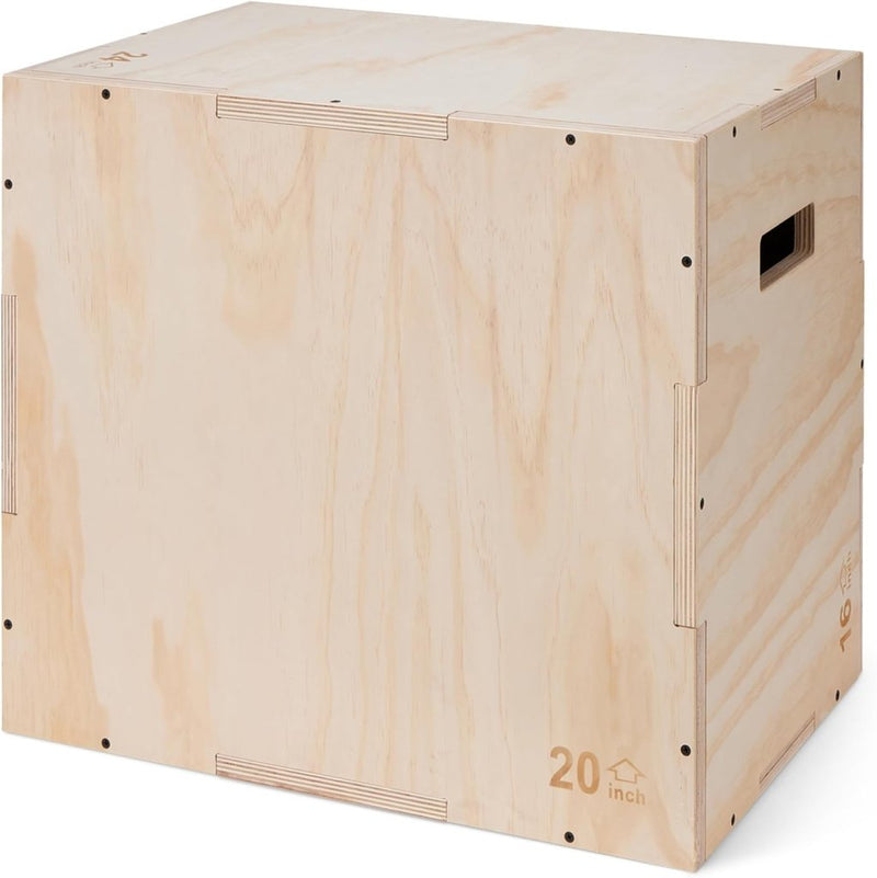 Load image into Gallery viewer, Houten plyo box met 3 hoogtes tot 204 kg – jump box – plyometrische trainingsbox - happygetfit.com
