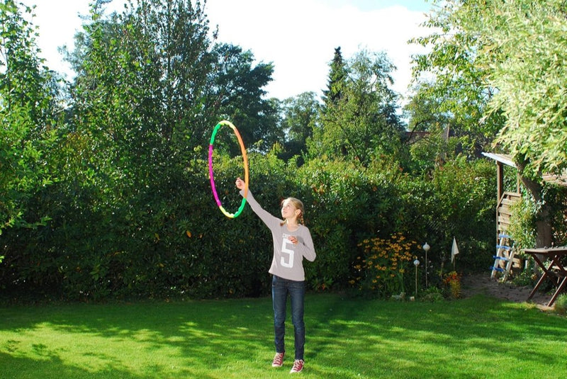 Load image into Gallery viewer, HUDORA Fitness Sports Hoop - hoelahoep - Eenvoudig in elkaar te steken en in 2 maten te gebruiken - happygetfit.com
