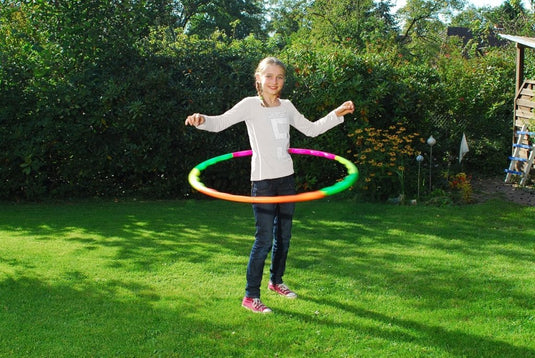 HUDORA Fitness Sports Hoop - hoelahoep - Eenvoudig in elkaar te steken en in 2 maten te gebruiken - happygetfit.com