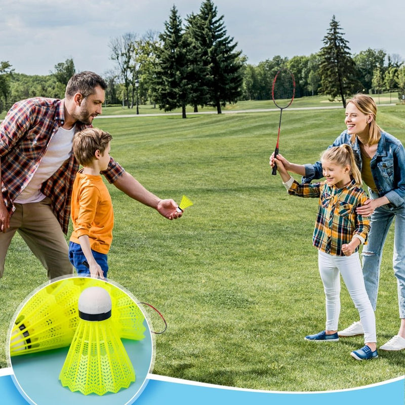 Load image into Gallery viewer, Hysagtek 12 Pcs Badminton Shuttlecocks Badminton Birdie, Indoor Outdoor Sport Ball Training Exercise Gym Fitness Game - happygetfit.com
