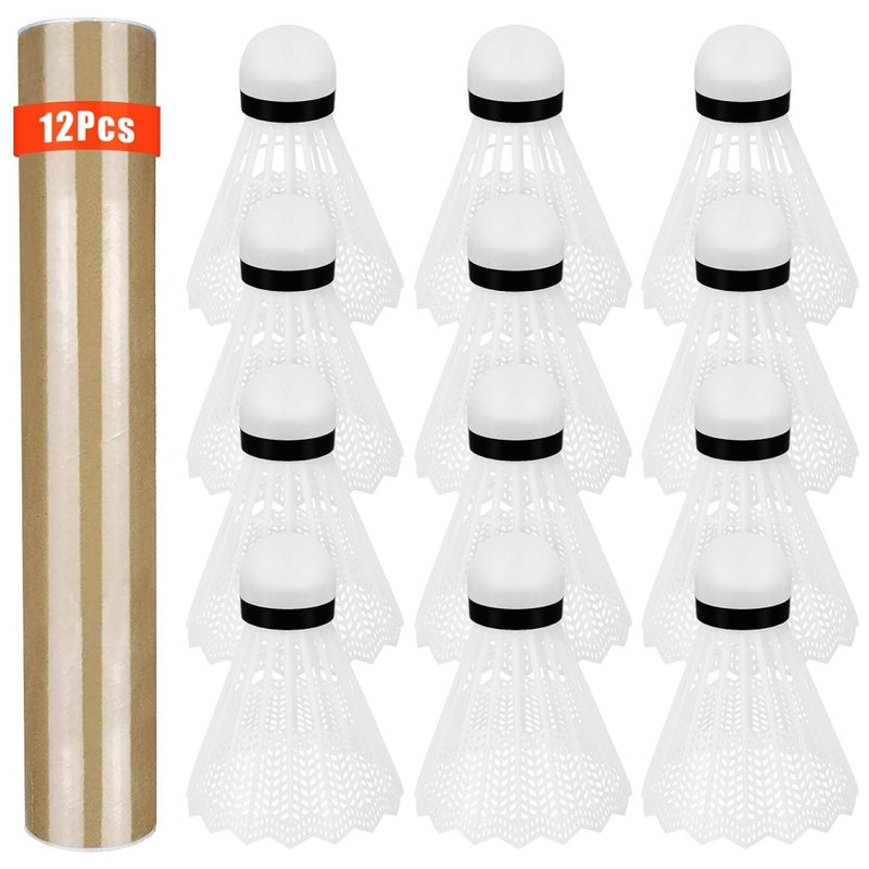 Load image into Gallery viewer, Hysagtek 12 Pcs Badminton Shuttlecocks Badminton Birdie, Indoor Outdoor Sport Ball Training Exercise Gym Fitness Game - happygetfit.com
