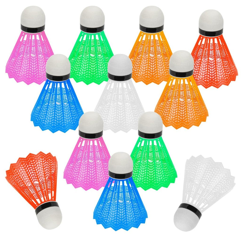 Load image into Gallery viewer, Hysagtek 12 Pcs Badminton Shuttlecocks Badminton Birdie, Indoor Outdoor Sport Ball Training Exercise Gym Fitness Game - happygetfit.com
