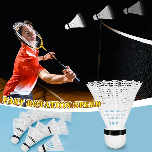 Hysagtek 12 Pcs Badminton Shuttlecocks Badminton Birdie, Indoor Outdoor Sport Ball Training Exercise Gym Fitness Game - happygetfit.com