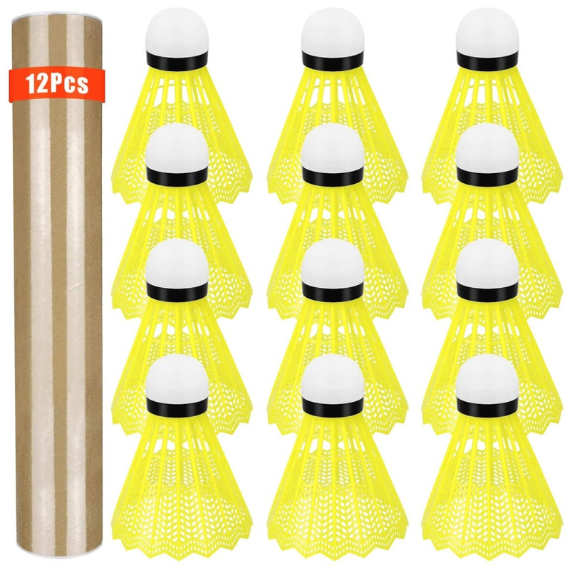 Load image into Gallery viewer, Hysagtek 12 Pcs Badminton Shuttlecocks Badminton Birdie, Indoor Outdoor Sport Ball Training Exercise Gym Fitness Game - happygetfit.com
