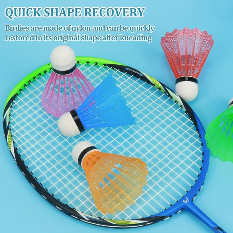 Laad afbeelding in Galerijviewer, Hysagtek 12 Stuks Badminton Shuttles Badminton Birdie, Indoor Outdoor Sport Bal Training Oefening Gym Fitness Spel - happygetfit.com
