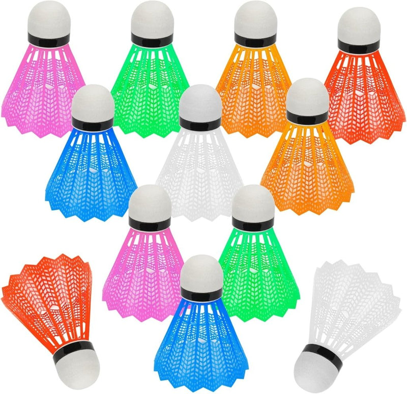 Laad afbeelding in Galerijviewer, Hysagtek 12 Stuks Badminton Shuttles Badminton Birdie, Indoor Outdoor Sport Bal Training Oefening Gym Fitness Spel - happygetfit.com
