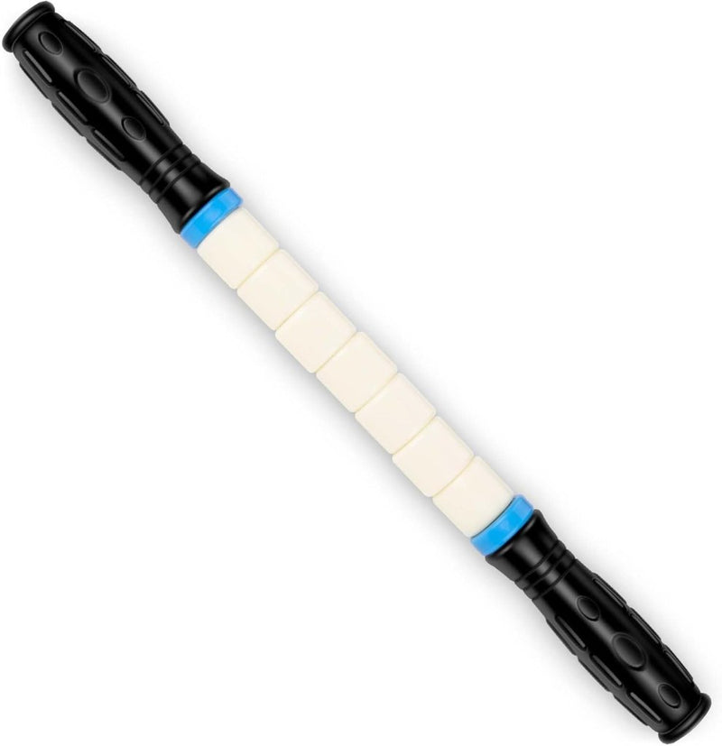 Laad afbeelding in Galerijviewer, iGreely Foamroller 17 inch, iGreely massagerol met dubbele handgreep, bultontwerp massageroller, spierroller stick aanbevolen door fysiotherapeuten bevordert herstel snelle verlichting voor krampen - happygetfit.com
