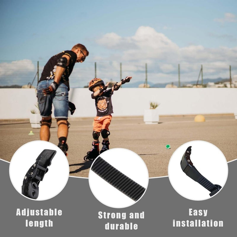 Laad afbeelding in Galerijviewer, Inline Skate Gesp Vervangingsgesp, met Clip, Roller Skates Stopper Gesp, Rolschaats- en Skate- Riemen, Vervangingsriem voor Roller Inline Skate, Vervangingsgespen voor Inline Skates, Universele - happygetfit.com
