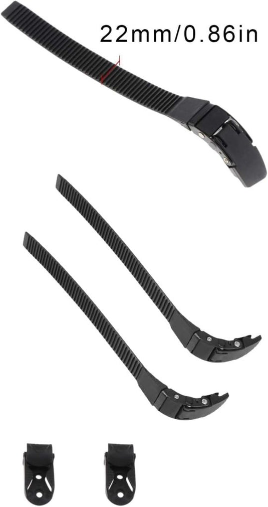 Inline Skate Gesp Vervangingsgesp, met Clip, Roller Skates Stopper Gesp, Rolschaats- en Skate- Riemen, Vervangingsriem voor Roller Inline Skate, Vervangingsgespen voor Inline Skates, Universele - happygetfit.com
