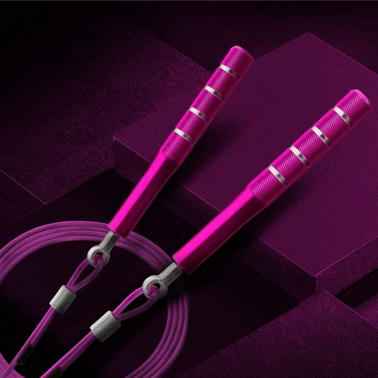 Jump Rope, Wastou Speed Jumping Rope for Training Fitness Exercise, Adjustable Adults Workout Skipping Rope for Men, Women, Kids, Girls - happygetfit.com