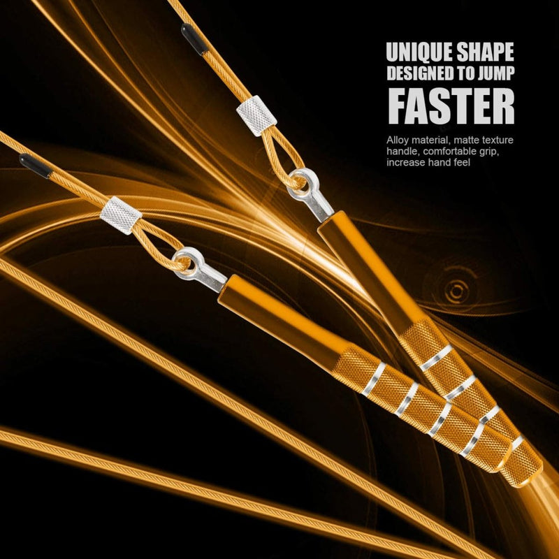 Laad afbeelding in Galerijviewer, Jump Rope, Wastou Speed Jumping Rope for Training Fitness Exercise, Adjustable Adults Workout Skipping Rope for Men, Women, Kids, Girls - happygetfit.com
