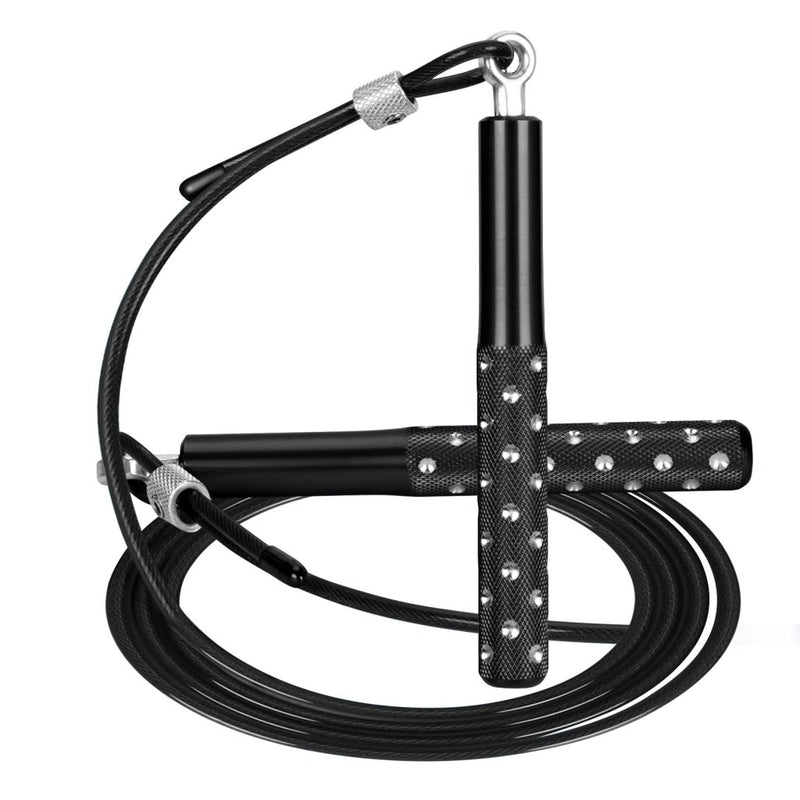 Laad afbeelding in Galerijviewer, Jump Rope, Wastou Speed Jumping Rope for Training Fitness Exercise, Adjustable Adults Workout Skipping Rope for Men, Women, Kids, Girls - happygetfit.com
