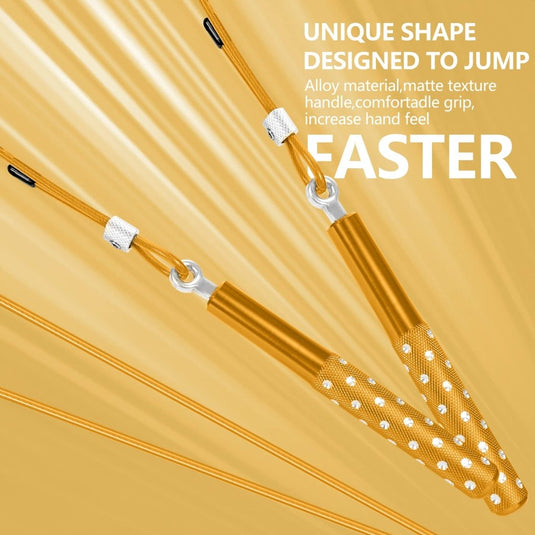 Jump Rope, Wastou Speed Jumping Rope for Training Fitness Exercise, Adjustable Adults Workout Skipping Rope for Men, Women, Kids, Girls - happygetfit.com