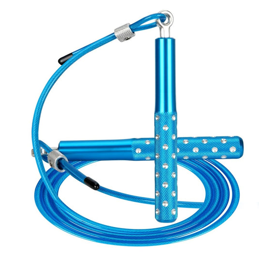 Jump Rope, Wastou Speed Jumping Rope for Training Fitness Exercise, Adjustable Adults Workout Skipping Rope for Men, Women, Kids, Girls - happygetfit.com
