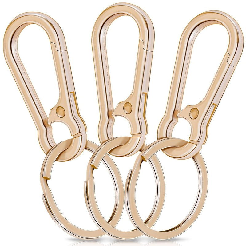 Laden Sie das Bild in Galerie -Viewer, Karabiner Sleutelhangers 3 Stuks met Sleutelring 4,7 cm – Sleutelhanger – Karabijnhaak - happygetfit.com
