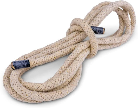 Katoenen springtouw 3 meter naturel - happygetfit.com