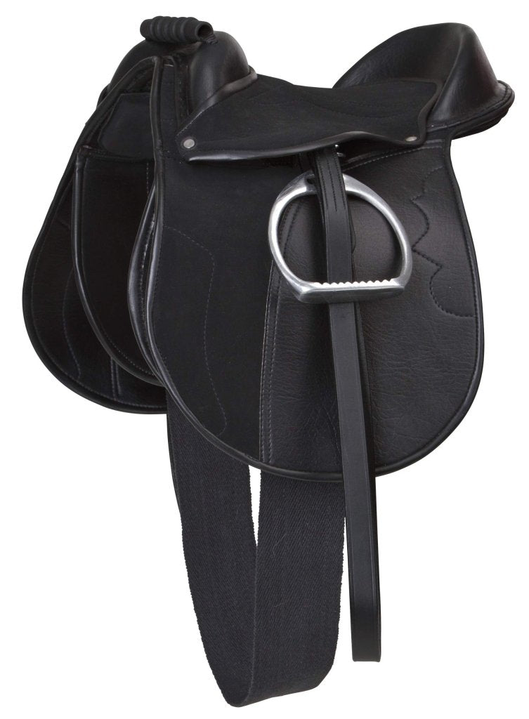 Load image into Gallery viewer, Kerbl Economy Pony 325415 Saddle Set, Black - happygetfit.com
