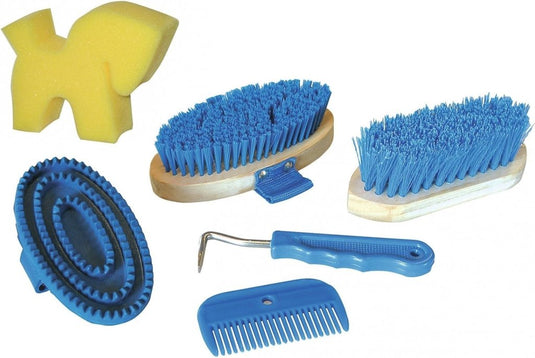 KERBL Reinigingsrugzak (roze, doorzichtige rugzak, paardenverzorgingsset, schoonmaakgereedschap) 321358 - happygetfit.com