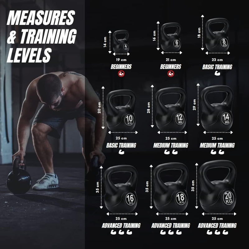 Load image into Gallery viewer, Kettlebell 12 kg met ergonomische handgreep - happygetfit.com
