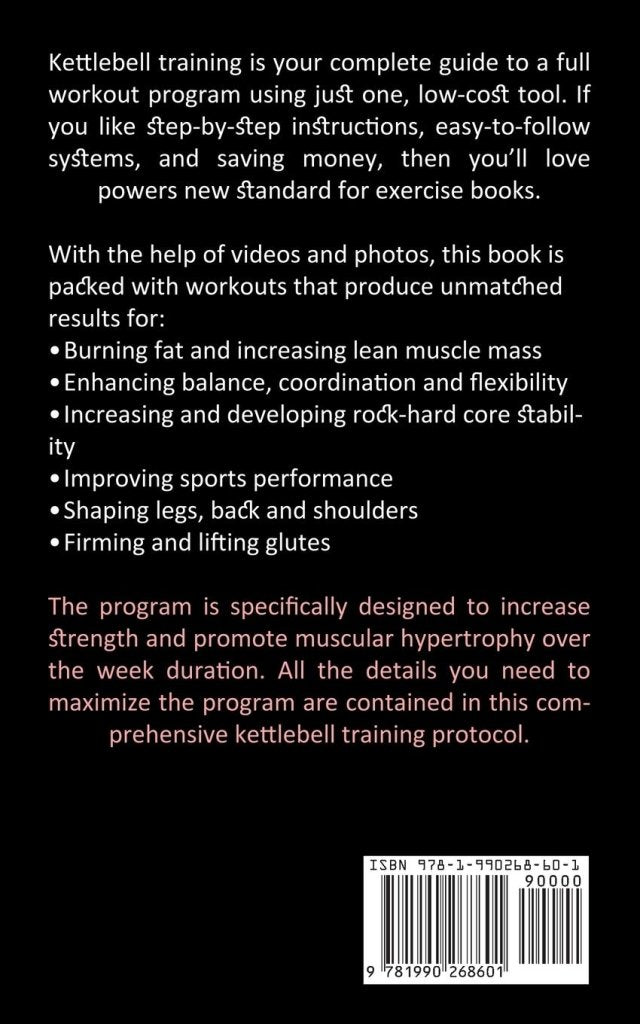 Laad afbeelding in Galerijviewer, Kettlebell Training: Burn Fat and Get Lean and Shredded With Total Body Kettlebell Training (The Fastest Way to Strength and Muscle) - happygetfit.com

