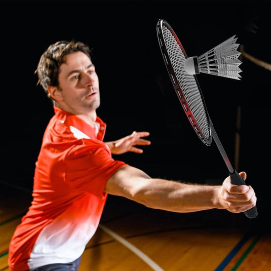 KH 2-4 Player Badminton Rackets Set,Lightweight & Sturdy,Beach Backyard Game,Indoor Outdoor Sports,Racquets,Shuttlecocks & Carry Bag Included - happygetfit.com