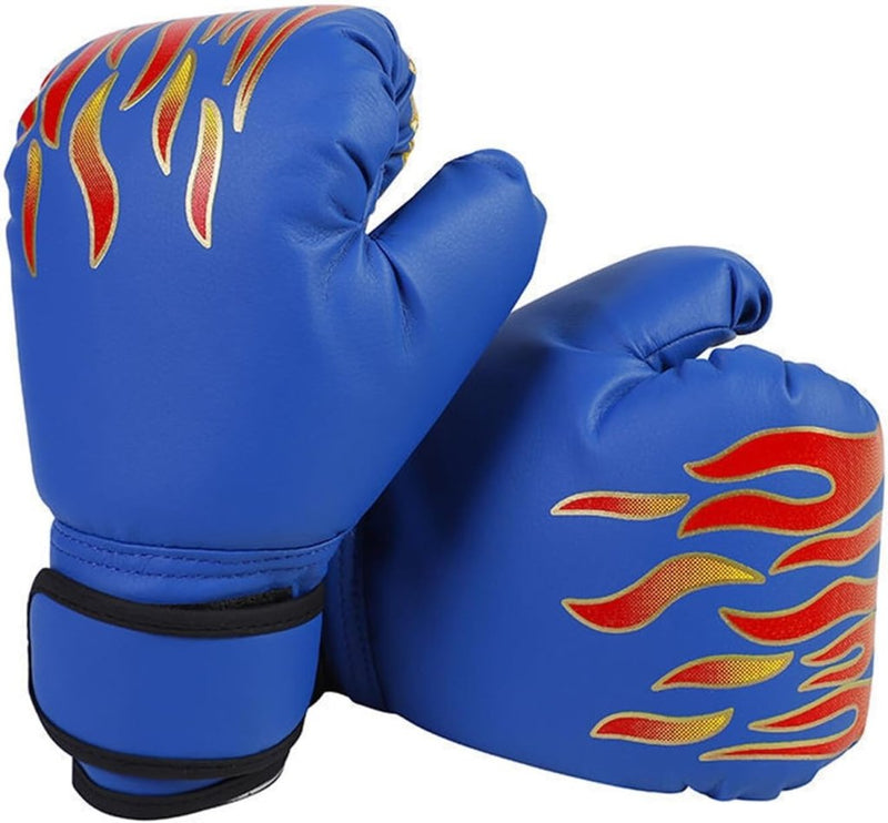 Laad afbeelding in Galerijviewer, Kinder bokshandschoenen 6 oz blauw - happygetfit.com
