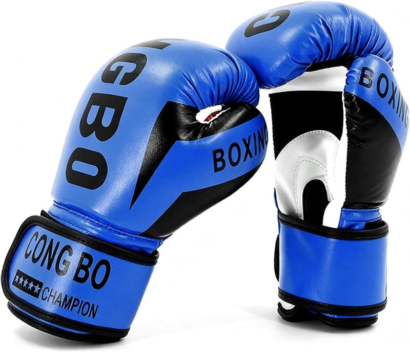 Chargez l'image dans la visionneuse de la galerie, Kinder bokshandschoenen 6 oz van PU leer met ademende voering voor 3 tot 12 jaar – kickbokshandschoenen – vechtsportuitrusting - happygetfit.com
