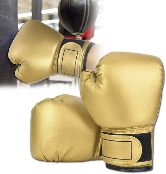Kinder bokshandschoenen goud voor training - happygetfit.com