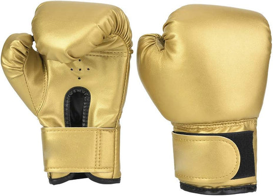 Kinder bokshandschoenen goud voor training - happygetfit.com