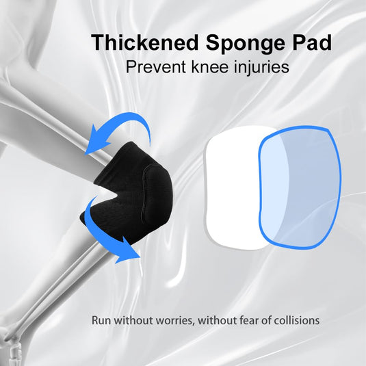 Kniebeschermers 1 paar met schokabsorberende EVA-vulling voor volleybal dansen en basketbal – sportkniebescherming – kniekussens - happygetfit.com
